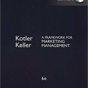 a framework for marketing management 6e pdf