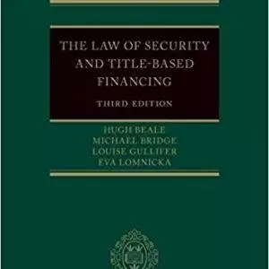 The Law of Security and Title-Based Financing (3rd Edition) - eBook