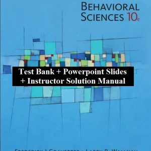 Statistics-for-the-Behavioral-Sciences-10e-testbank