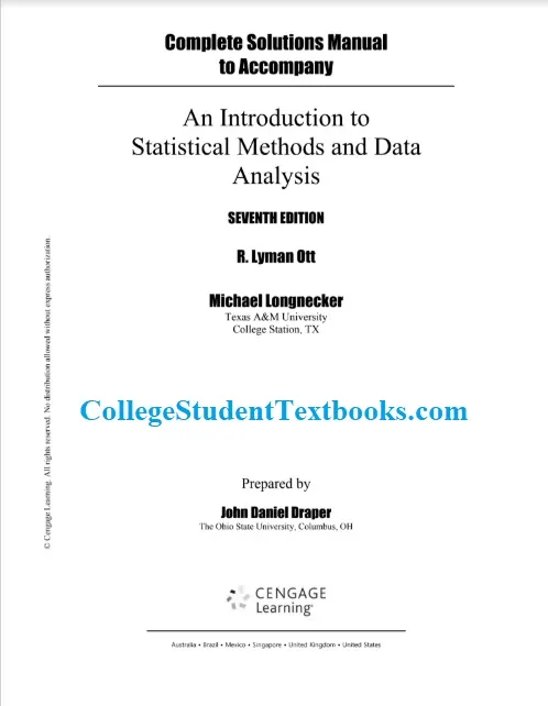 An Introduction to Statistical Methods and Data Analysis 7e solutions