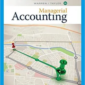 Managerial Accounting (15th Edition) - eBook