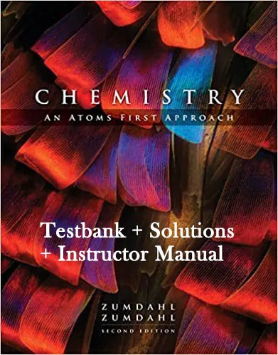 Chemistry An Atoms First Approach 2e testbank solutions manual