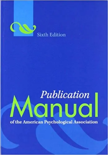 Publication Manual of the American Psychological Association (6th Edition) - eBook