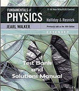 Fundamentals-of-Physics-Extended-11e-testbank-solutions