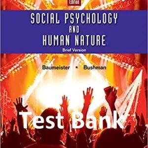 Social-Psychology-and-Human-Nature-4th-Edition-testbank