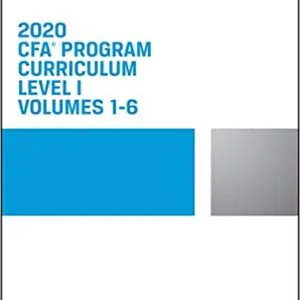 CFA Program Curriculum 2020 Level I Volumes 1-6 - eBook