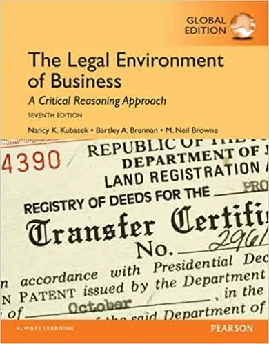 The Legal Environment of Business (7th Global Edition) - eBook