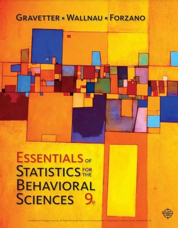 Essentials of Statistics for The Behavioral Sciences 9e pdf