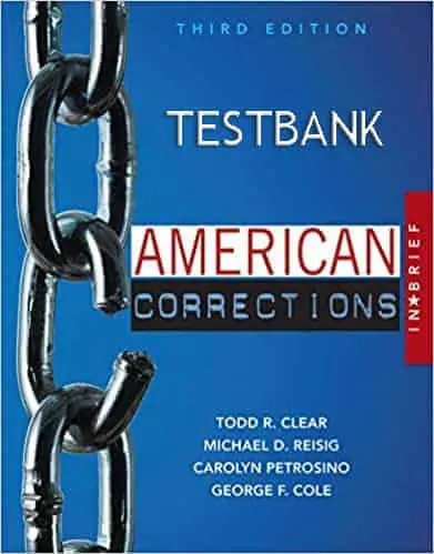 TESTBANK-American-Corrections-in-Brief-3rd-Edition