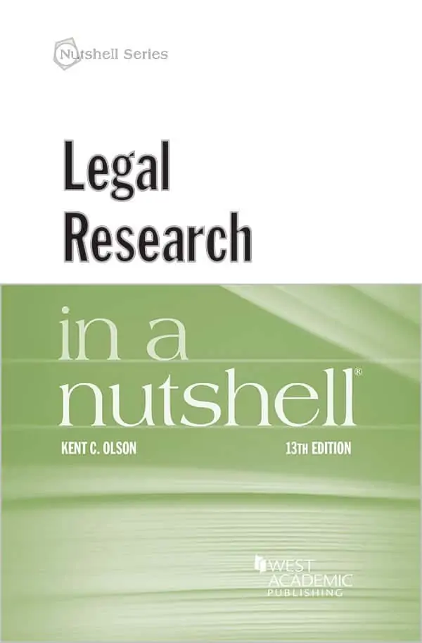 Legal Research in a Nutshell (13th Edition) - eBook