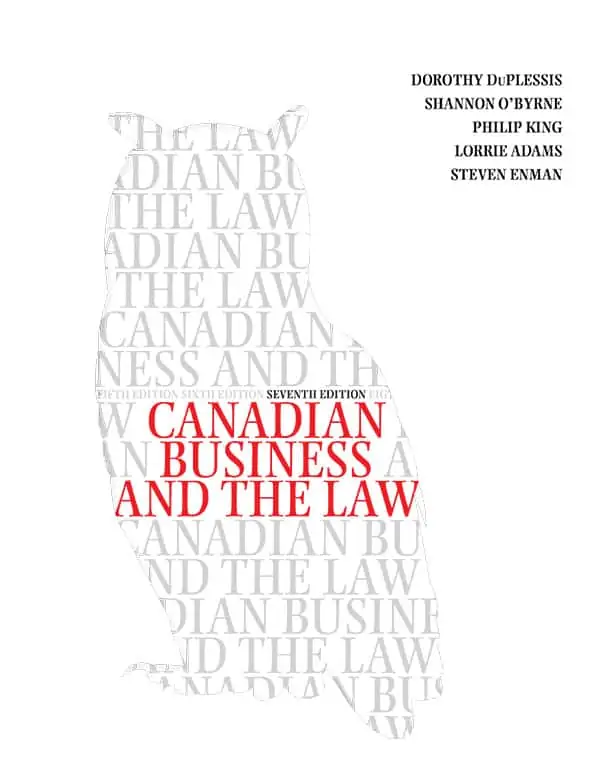 Canadian Business and the Law (7th Edition) - eBook