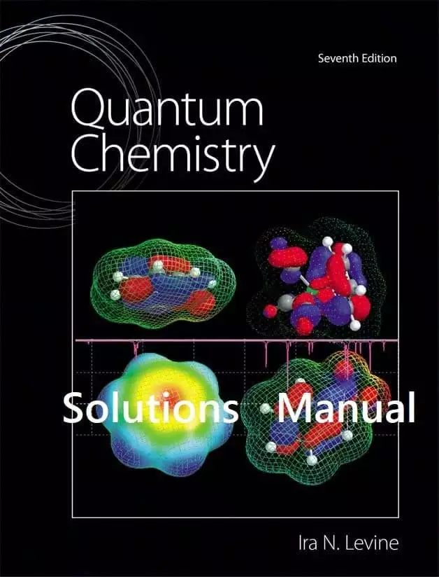 solutions manual-Quantum-Chemistry-7e-levine-pdf