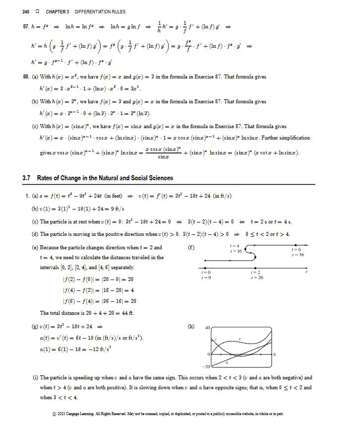 Calculus Early Transcendentals (9th Edition) solutions sample