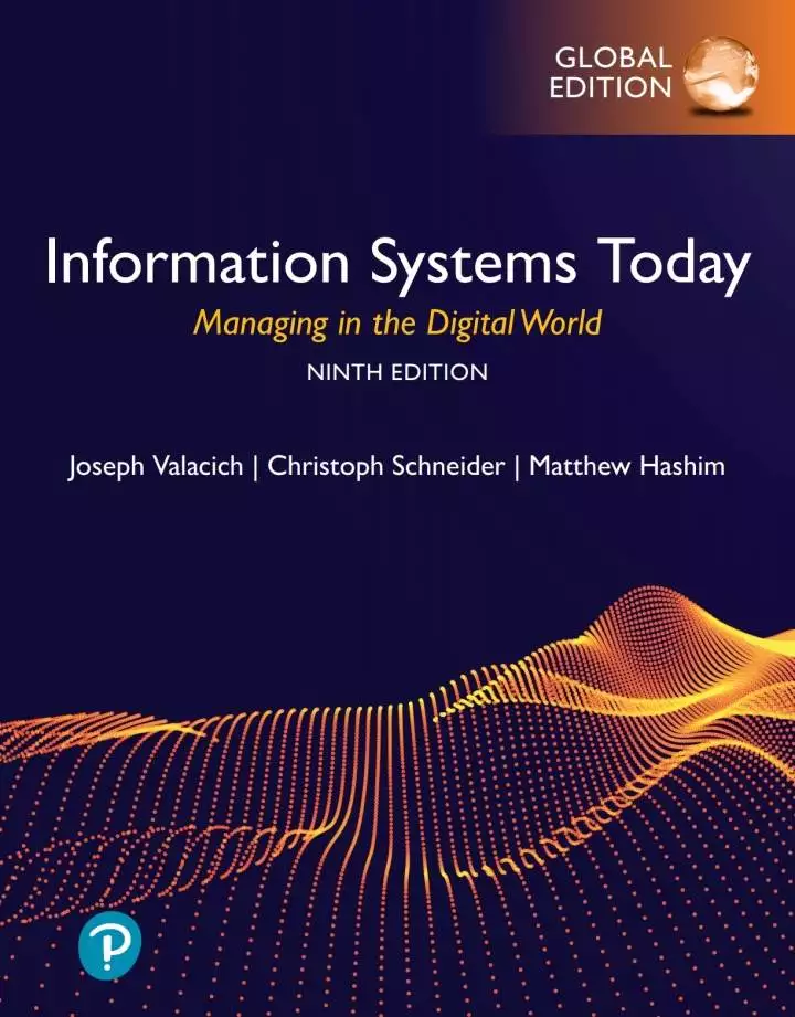 Information Systems Today Ninth Global Edition PDF