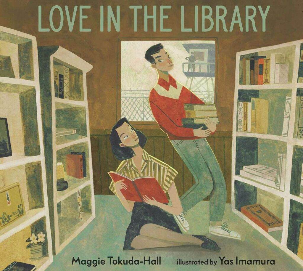 cover of book love in the library