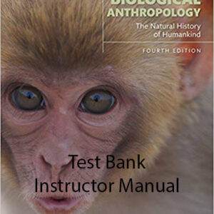 Biological Anthropology: The Natural History of Humankind (4th Edition) - Test Bank + IM