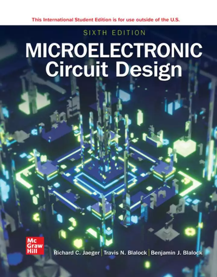 Microelectronic Circuit Design (6th Edition) - PDF/ePub