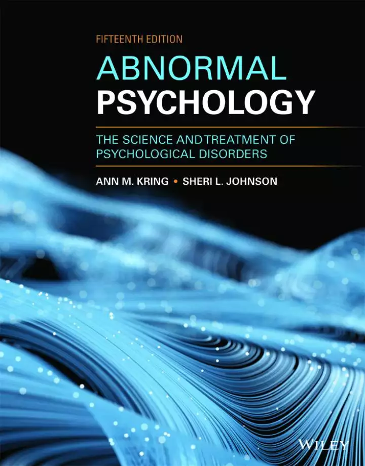 Abnormal Psychology: The Science and Treatment of Psychological Disorders (15th Edition) - eBook