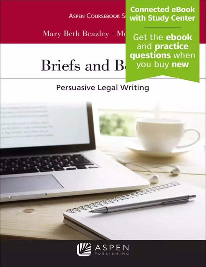 Briefs and Beyond: Persuasive Legal Writing - eBook