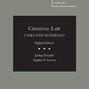 Cases and Materials on Criminal Law (American Casebook Series) (8th Edition) - eBook