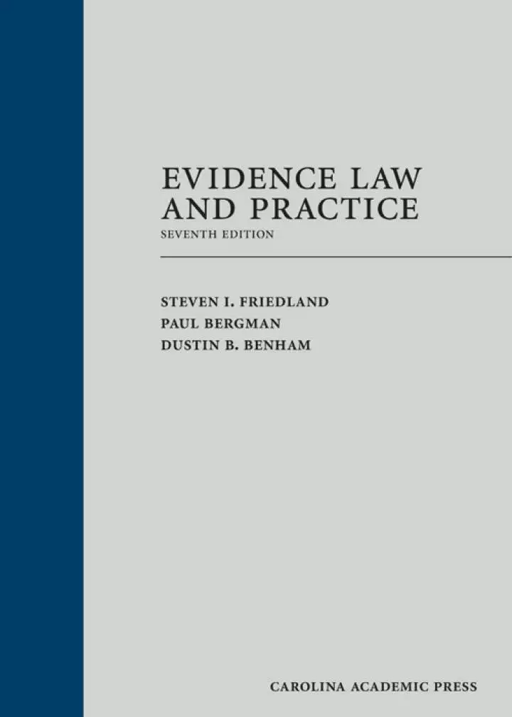 Evidence Law and Practice (7th Edition) - eBook