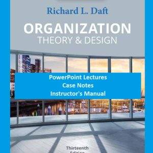 daft organization theory and design 13e