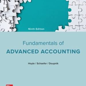 ISE Fundamentals of Advanced Accounting (9th Edition) - eBook